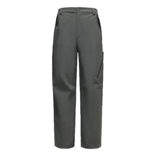 骆驼男装冲锋裤男款2025新款户外直筒防水保暖硬壳徒步登山工装冬