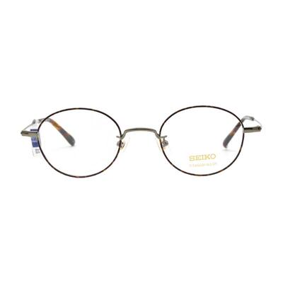 精工豹纹琥珀系列潮流眼镜架