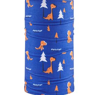 伯希和儿童围脖护脸魔术头巾防晒防风沙面罩护耳护颈保暖围巾脖套