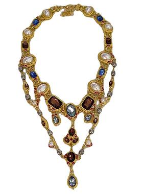 欧韩合金女轻奢项链锁骨链