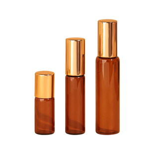 进口精油香水滚珠走珠瓶子分装瓶5ml3ml玻璃空瓶高档按摩便携旅行