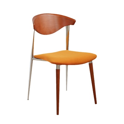 北欧复古实木餐桌椅子家用靠背椅