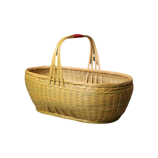 竹篮子手提篮竹编篮子采摘竹篮子菜篮子鸡蛋篮手工制品竹子提篮