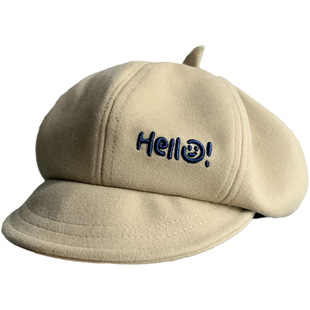 儿童贝雷帽子八角大男孩宝小痞帅气炸街报童2025新款冬季超好看的