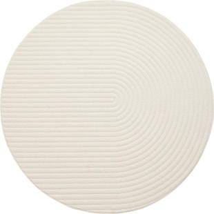 塞尚忆家奶油风防水地毯简约大宅客厅卧室床边毯圆形硅藻丝小地毯