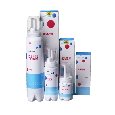 牙齿纳极涂氟剂氟化泡沫儿童成人专用涂氟医用牙科宝宝含氟保护漆