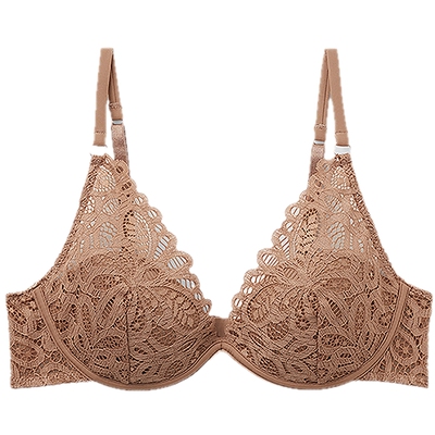 时尚ELENA花卉蕾丝胸衣式文胸