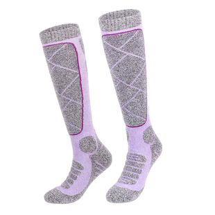 专业滑雪袜子男女长筒高帮加厚冬季保暖成人雪袜棉袜毛圈户外