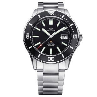 海鸥手表男士海洋全自动机械表男表陶瓷圈潜水表416.22.1201