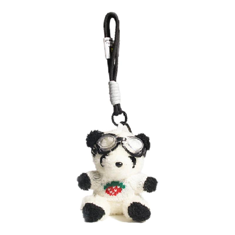 可爱熊猫公仔挂件包包新品