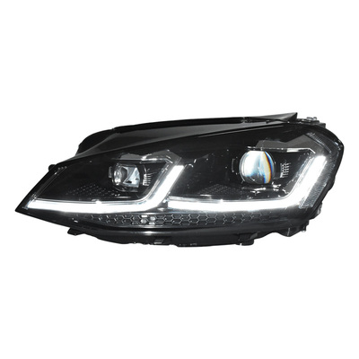 时宇车业高尔夫7大灯总成LED透镜