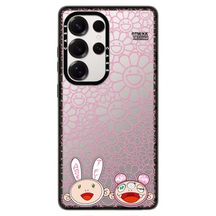 村上隆Kaikai & Kiki手机壳亚克力Magsafe磁吸适用于三星S26ultra/S25/S24/S25ultra防摔保护壳可爱个性创意