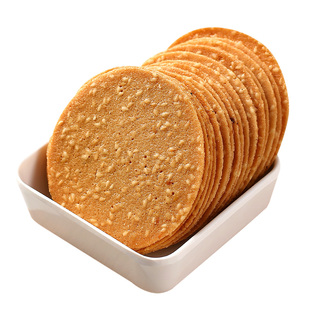 整箱好吃薄片营养铁棍山药芝麻饼干薄脆老式香酥零食代餐早餐小吃