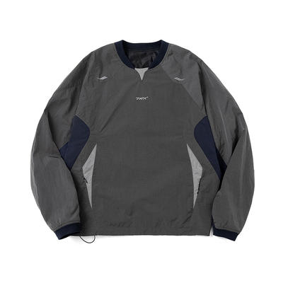 TANOXI赛车拼接尼龙长袖