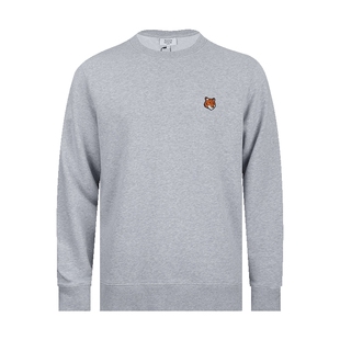 Maison Kitsune男经典狐狸头贴花全棉套头卫衣男士2026秋冬新款XY