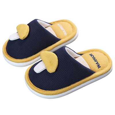 回力春秋冬季薄款儿童棉拖鞋