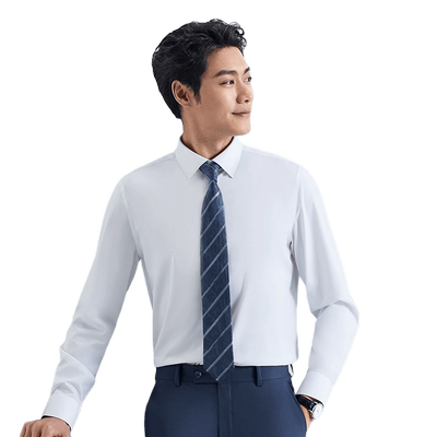 威可多自然平整易打理商务衬衣
