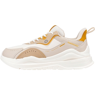 361女鞋加绒棉鞋女款休闲跑步鞋皮面防水鞋子旅游鞋361度运动鞋女