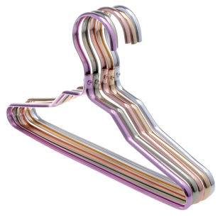 家用儿童衣架小衣架小中童衣服挂婴儿宝宝铝合金晒晾衣架