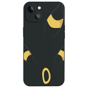 月伊布个性简约宝可梦原创手机壳适用iPhone16小米13玻璃12全包14苹果15ProMax神奇宝贝Plus安卓液态硅胶软壳