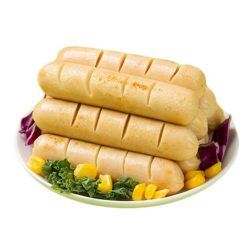 低脂鸡肉肠高蛋白无淀粉手工鸡胸肉肠健身代餐零食开袋即食