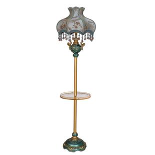 美式落地灯客厅沙发旁边茶几装饰灯轻奢复古书房卧室床头立式台灯