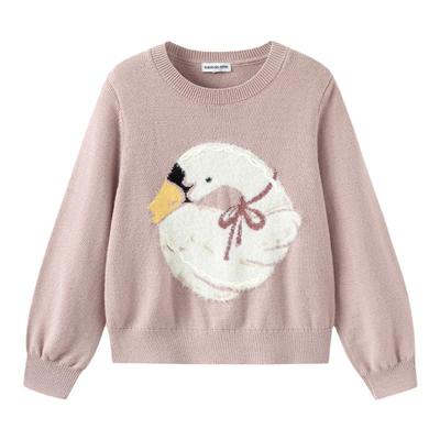 premium巴拉巴拉女童毛衣中大童针织衫儿童打底衫冬装新款童装潮5