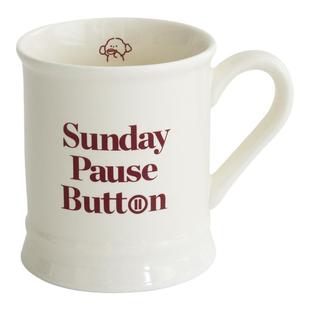 Moreover原创周日暂停键马克杯高颜值水杯陶瓷情侣咖啡杯ins杯子