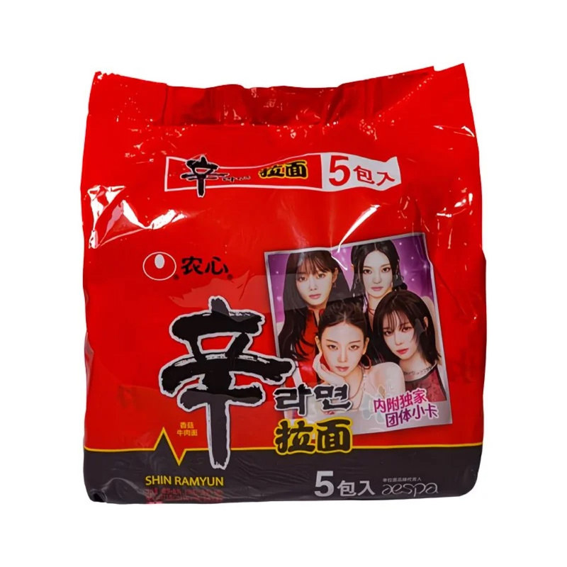 辛拉面网红韩式香菇牛肉味