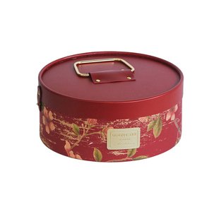 2025新款月饼包装盒8粒国风流心月饼礼盒包装盒高端手提圆桶定制