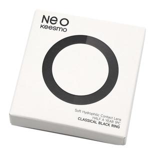 韩国NEO美瞳半年抛2片小黑环系列自然彩色隐形眼镜韩系小直径日常