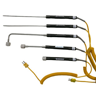 高精度K型热电偶NR-81533B表面探头81539锡炉液体钢棒磁性滚轮