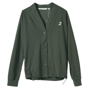 ZOLLE 因为松弛感简约外套女宽松休闲亚麻棉短款慵懒女士刺绣开衫