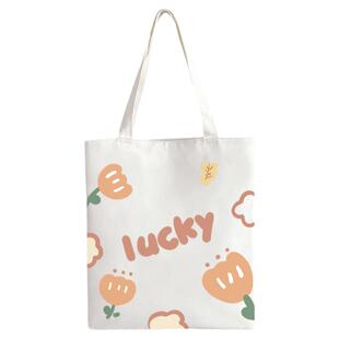 帆布包女2025新款大容量通勤单肩包小学生上课手提布袋子拎书拉链