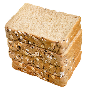 全麦面包吐司0脂早餐整箱减无添加蔗糖肥专用黑麦代餐饱腹粗粮