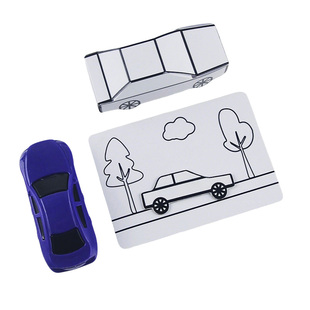 画车成真成品3D神笔马良卡通手绘图案变小汽车刘谦魔术道具玩具