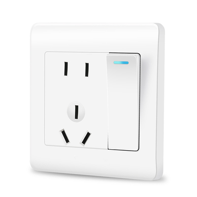 工程开关插座86型一开五孔双控单控二三插暗装多孔5孔墙壁面板