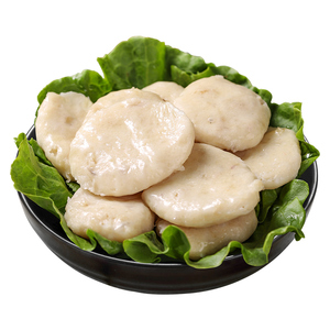 利园潮汕纯手工墨鱼饼正宗海鲜饼汕头鱼糕鱼饼麻辣烫火锅烧烤食材