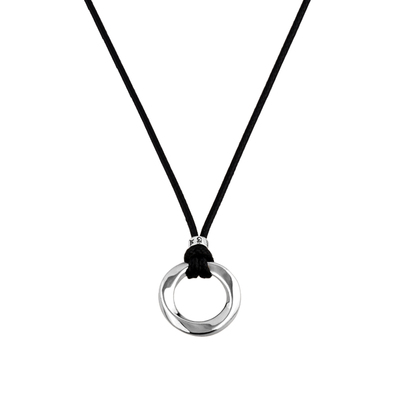 男女莫比乌斯环平安扣项链