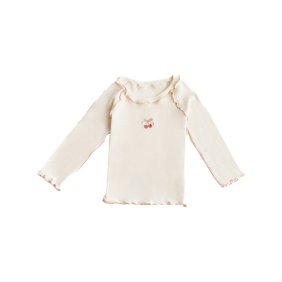 【新品】OAK FAMILY女童长袖t恤儿童打底衫秋装圆领纯色上衣