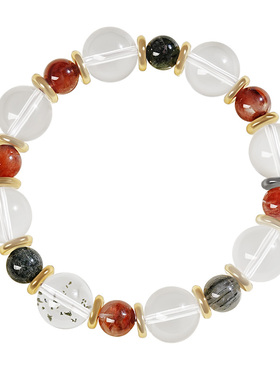 宫里上新纯天然正品白水晶手链