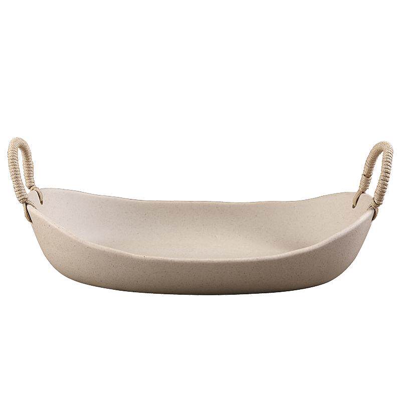 纯手工复古创意陶瓷果盘