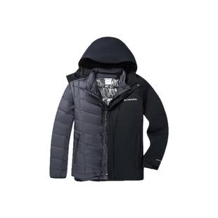 哥伦比亚防水热能腋下拉链保暖棉服三合一冲锋衣WE1155/0642/9191