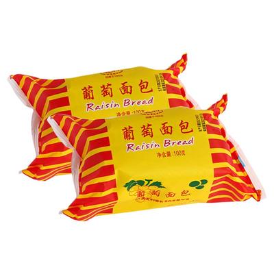 义利葡萄面包椰奶面包100g*2