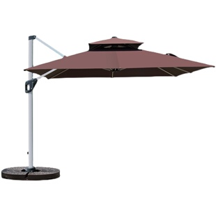 户外遮阳伞庭院伞别墅花园阳台遮阳棚室外露天摆摊大型户外罗马伞