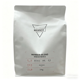 manner blend 1kg门店同款意式拼配咖啡豆店用咖啡豆深烘阿拉比卡