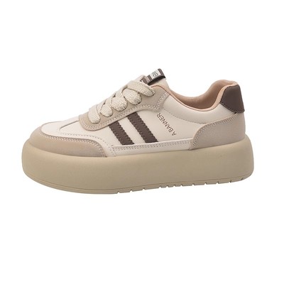 韩系板鞋女秋季高级感百搭小白鞋