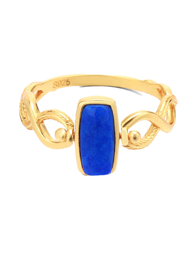 天然拉长石戒指女925银