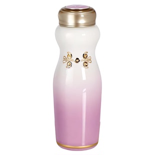 乾唐轩活瓷杯 华风旗袍随身杯单层女士杯茶杯创意个性复古水杯