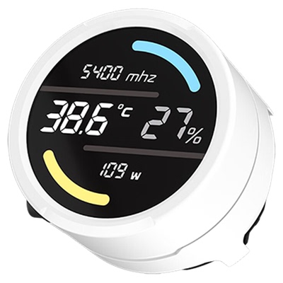 银昕E360 PRO智能数显版一体式CPU水冷散热器 多平台 漏液包赔
